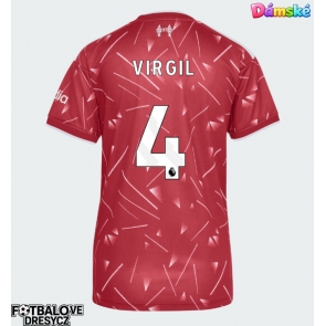 Liverpool Virgil van Dijk #4 Dámské Domácí Dres 2026-27 Krátký Rukáv Liverpool Virgil van Dijk #4 Dámské Domácí Dres 2026-27 Krátký Rukáv